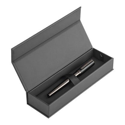 Hugo Boss Füllfederhalter Double B Saffiano Black