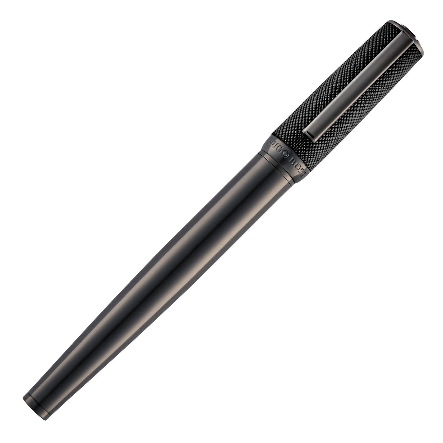 Hugo Boss Füllfederhalter Double B Saffiano Black