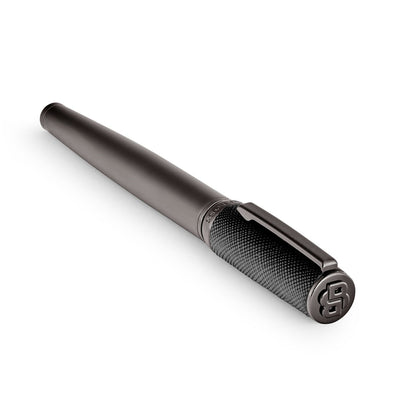 Hugo Boss Füllfederhalter Double B Saffiano Black