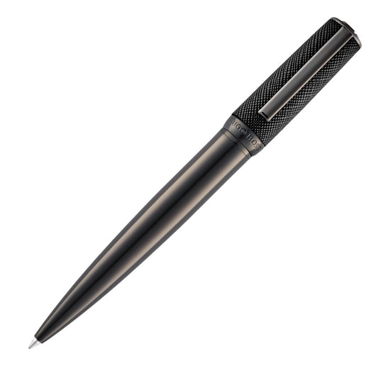 Hugo Boss Kugelschreiber Double B Saffiano Black