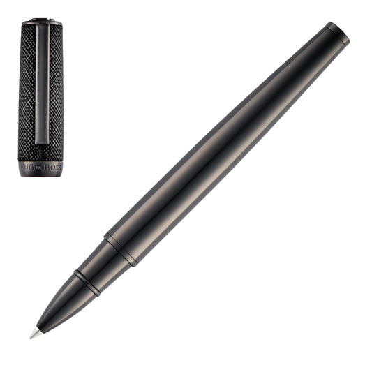 Hugo Boss Tintenroller Double B Saffiano Black