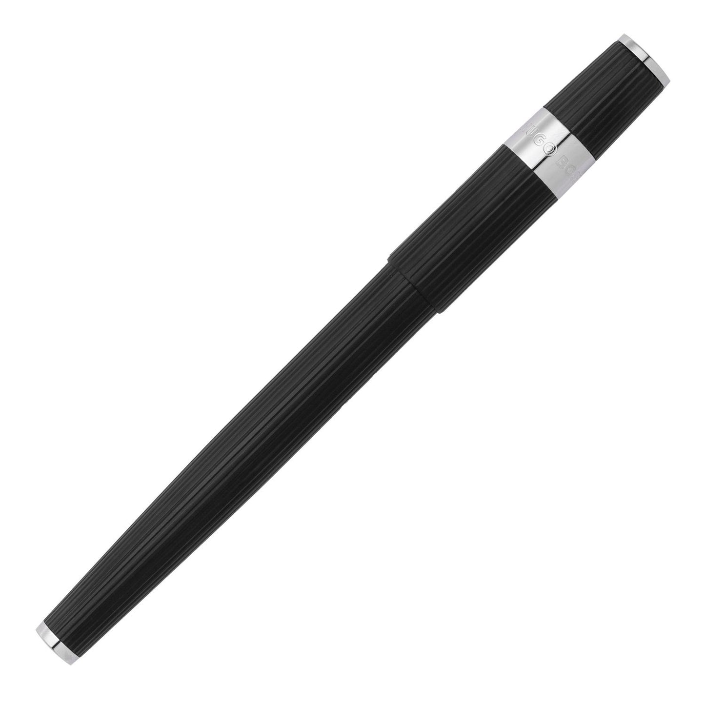 Hugo Boss Tintenroller Gear Pinstripe Black / Chrome