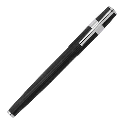 Hugo Boss Tintenroller Gear Pinstripe Black / Chrome