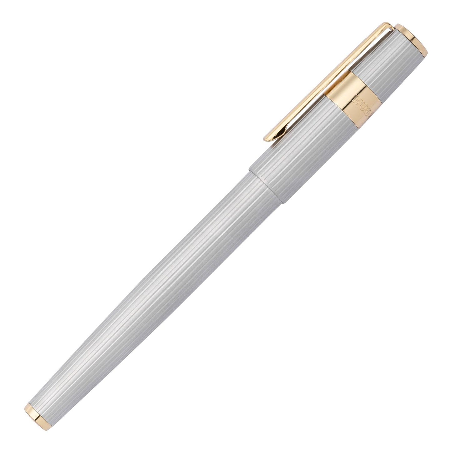 Hugo Boss Tintenroller Gear Pinstripe Silver / Gold
