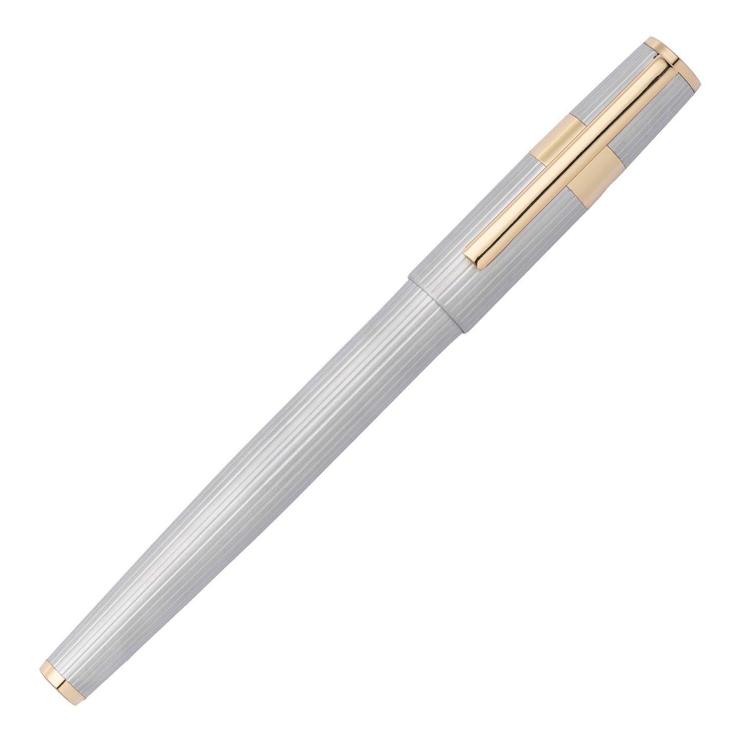 Hugo Boss Tintenroller Gear Pinstripe Silver / Gold