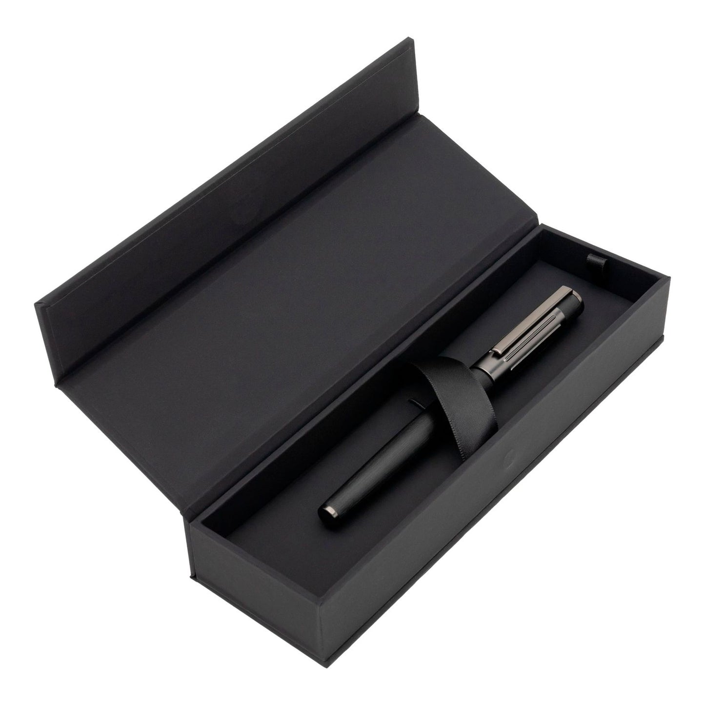 Hugo Boss Füllfederhalter Gear Ribs Black
