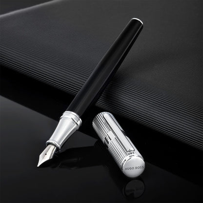 Hugo Boss Füllfederhalter Formation Line Silver