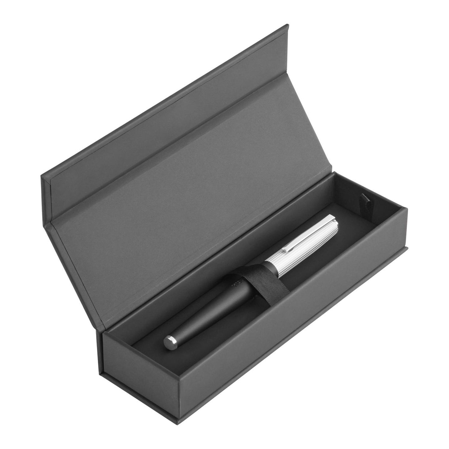 Hugo Boss Füllfederhalter Illusion Arcade Black & Chrome