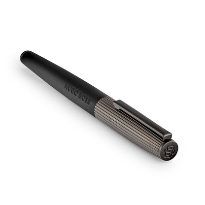 Hugo Boss Füllfederhalter Illusion Arcade Black & Gun