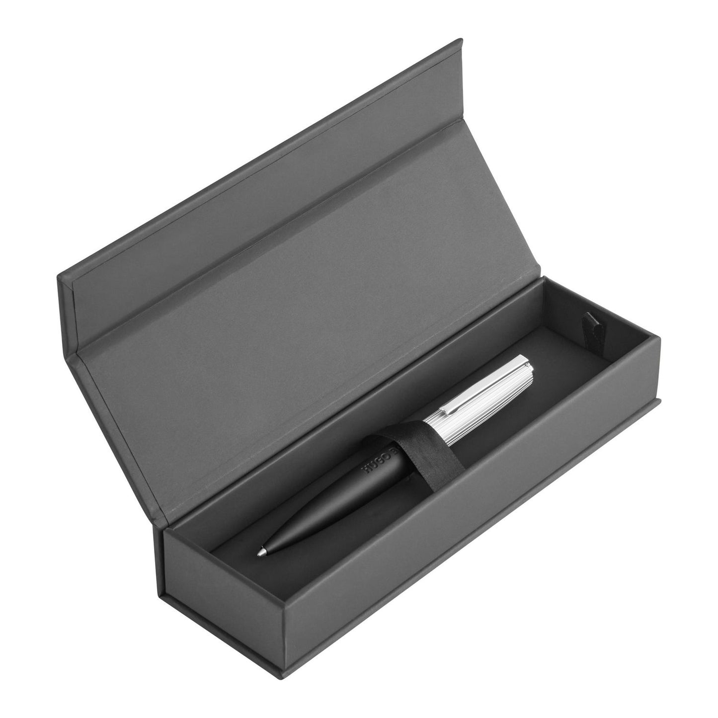 Hugo Boss Kugelschreiber Illusion Arcade Black & Chrome