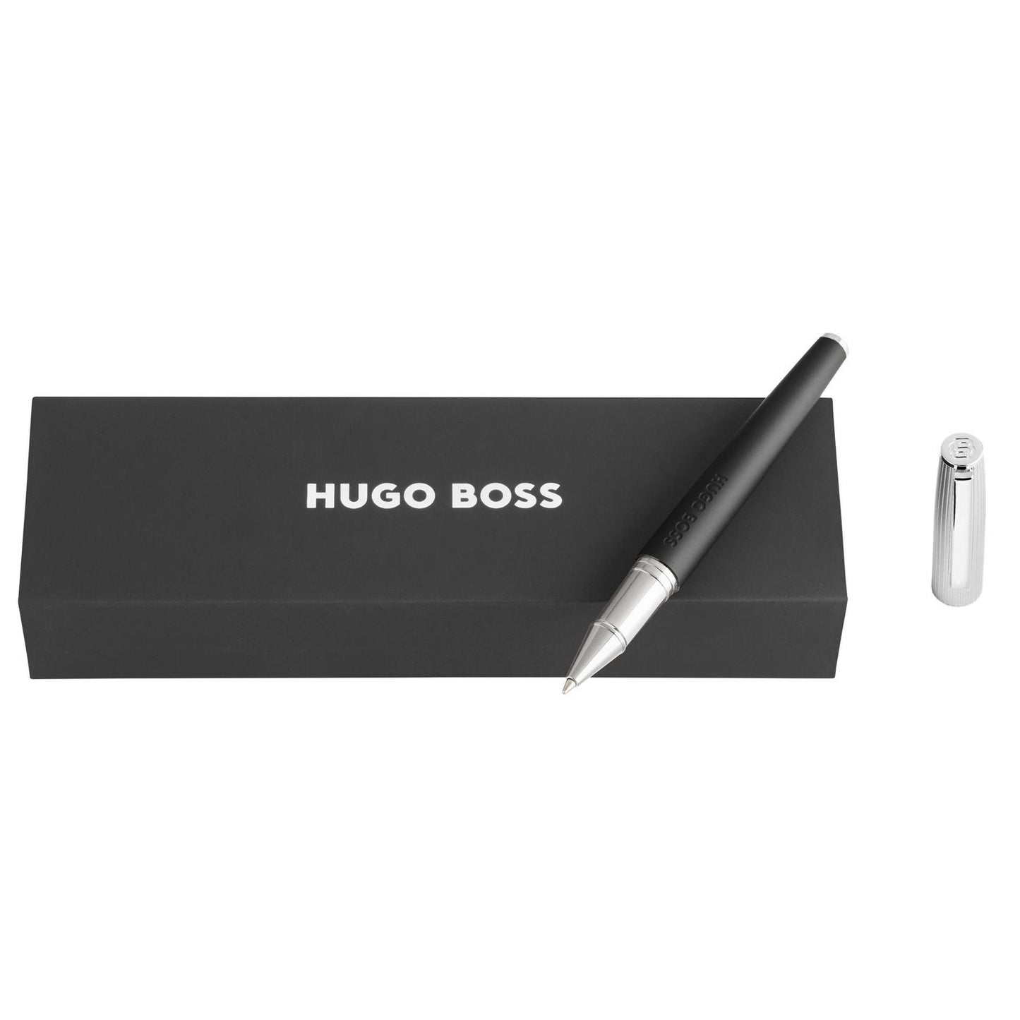 Hugo Boss Tintenroller Illusion Arcade Black & Chrome