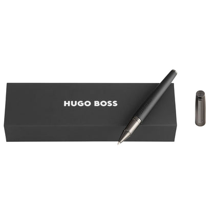 Hugo Boss Tintenroller Illusion Arcade Black & Gun