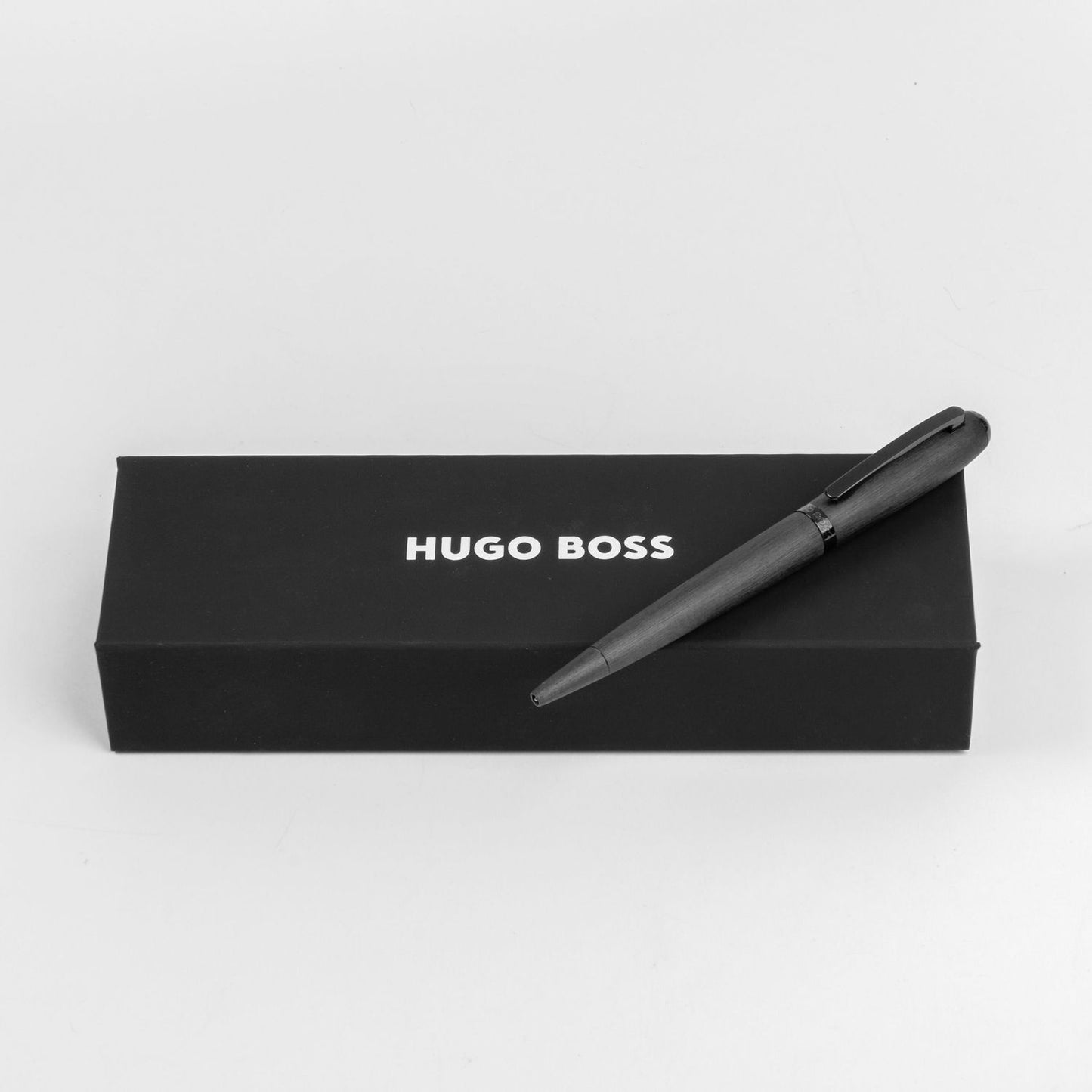 Hugo Boss Kugelschreiber Contour Brushed Black