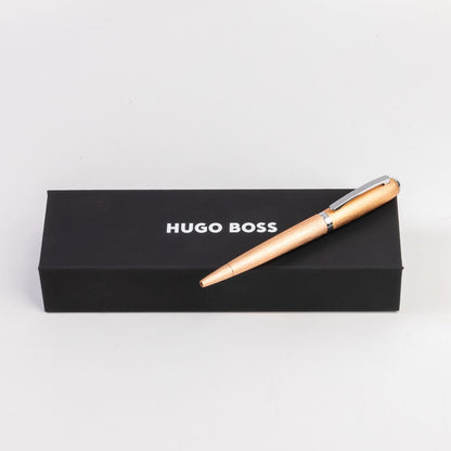 Hugo Boss Kugelschreiber Contour Brushed Champagne