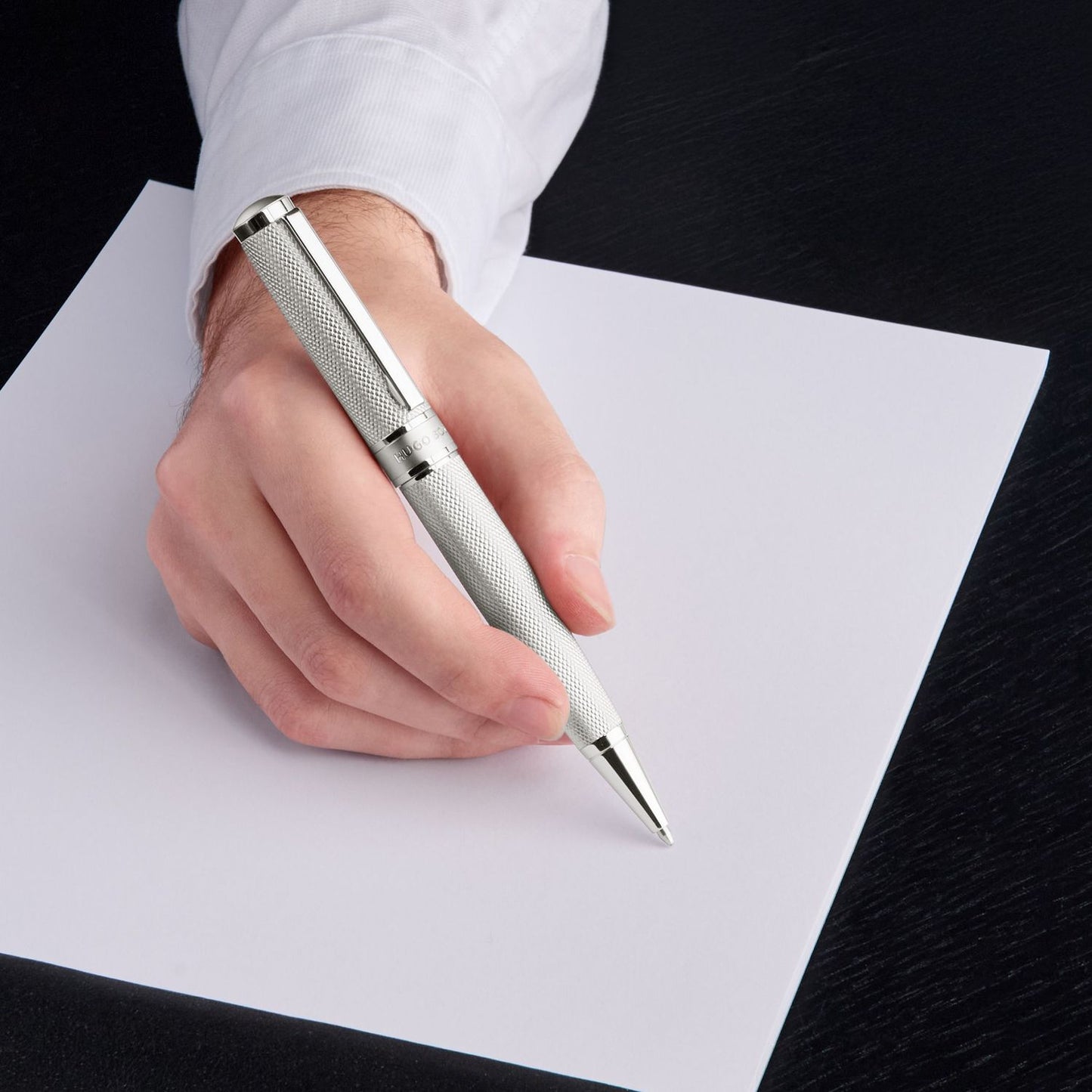 Hugo Boss Kugelschreiber Totem Chrome