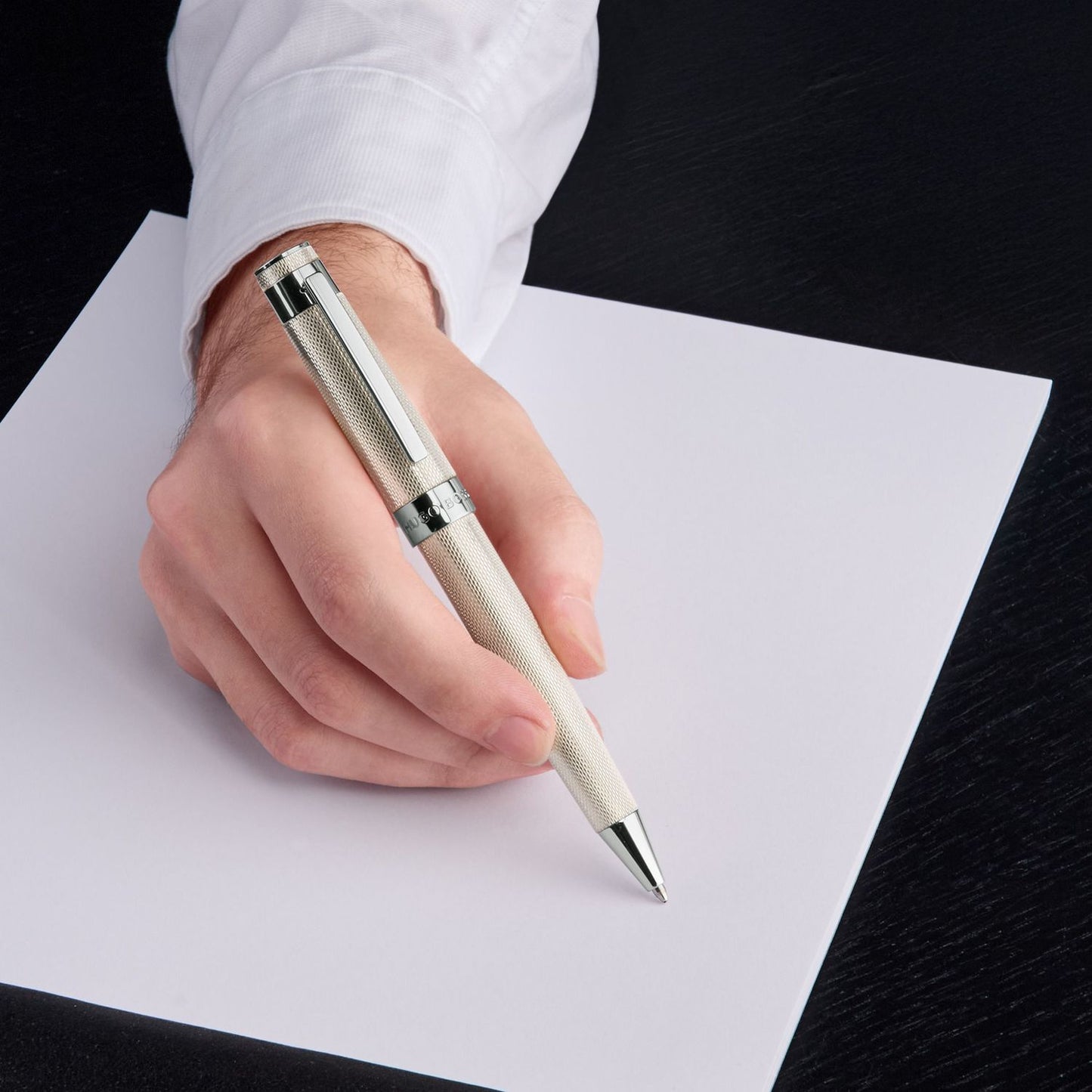 Hugo Boss Kugelschreiber Eclat Silver