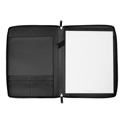 Hugo Boss A4 Konferenzmappe Herringbone Black