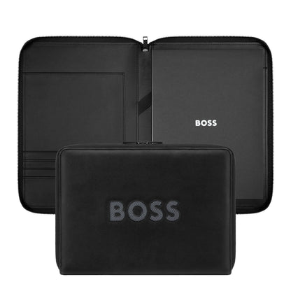 Hugo Boss A4 Konferenzmappe Boss Cut Out Black & Grey