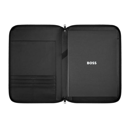Hugo Boss A4 Konferenzmappe Boss Cut Out Black & Grey