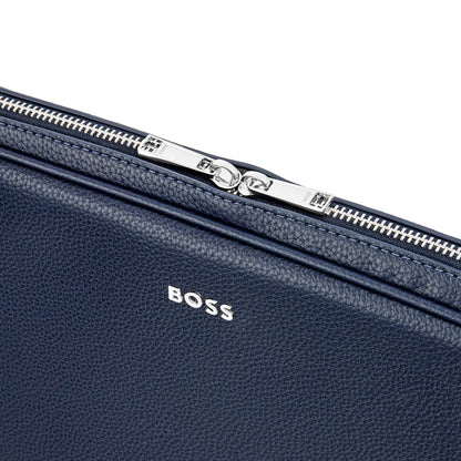 Hugo Boss Computer bag Classic Grained Navy