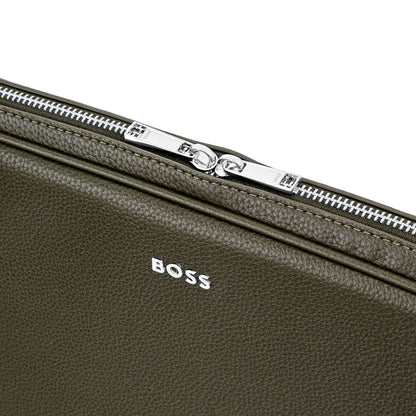 Hugo Boss Computer bag Classic Grained Khaki