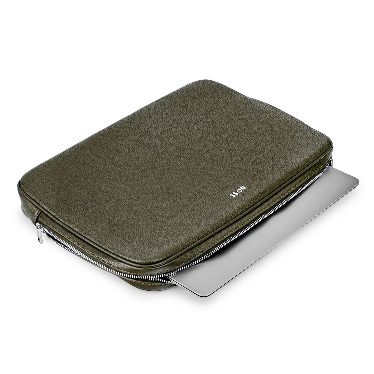 Hugo Boss Computer bag Classic Grained Khaki