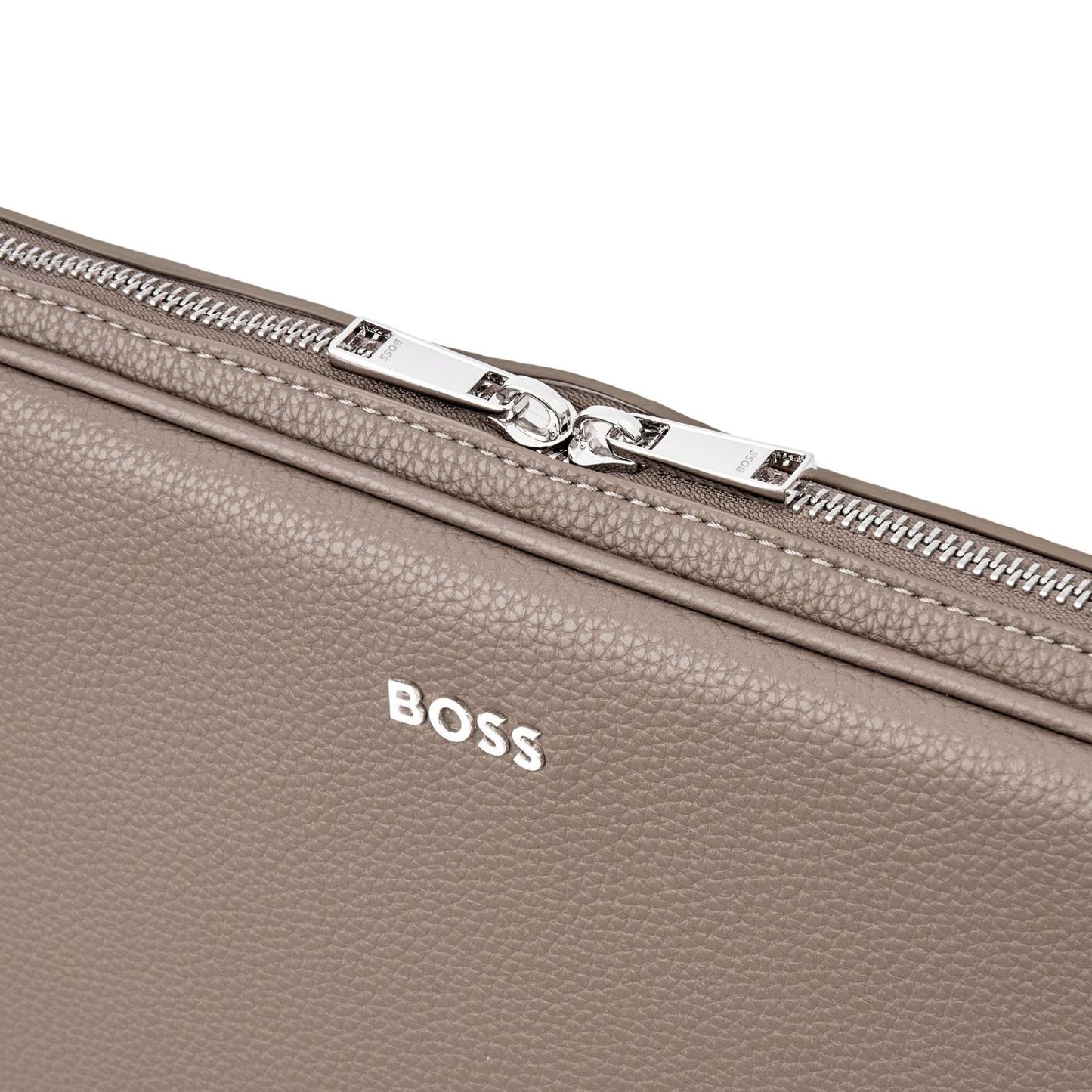 Hugo Boss Computer bag Classic Grained Taupe