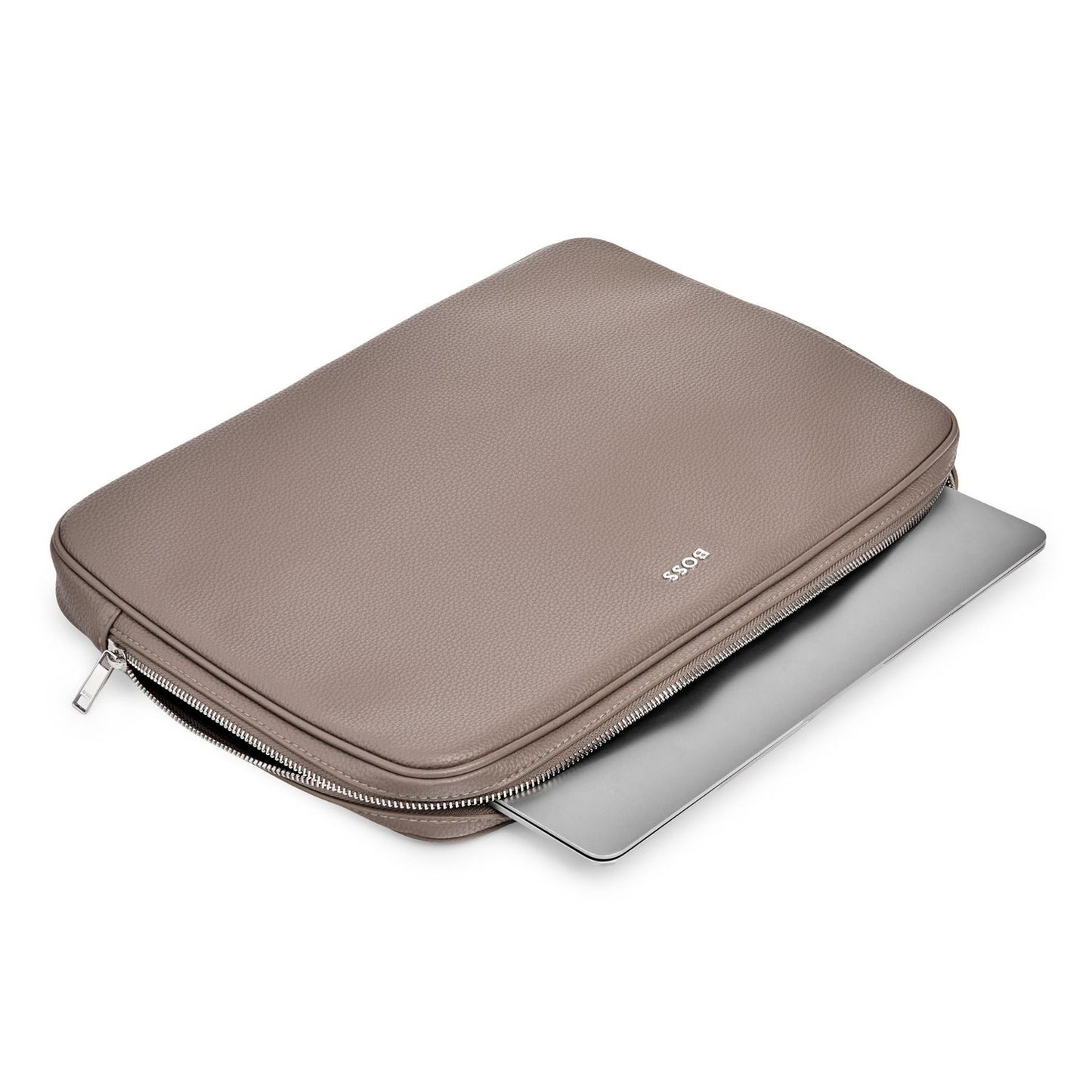 Hugo Boss Computer bag Classic Grained Taupe