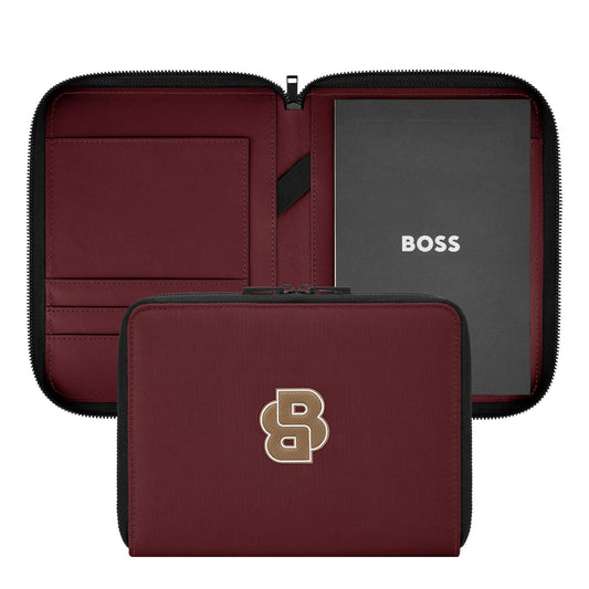 Hugo Boss A5 Konferenzmappe Varsity Burgundy