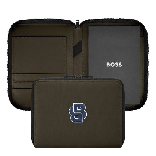 Hugo Boss A5 Konferenzmappe Varsity Forest Green