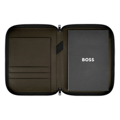 Hugo Boss A5 Konferenzmappe Varsity Forest Green