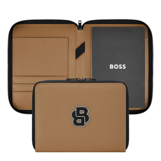 Hugo Boss A5 Konferenzmappe Varsity Camel