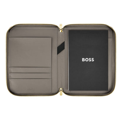 Hugo Boss A5 Konferenzmappe Signature Lady Taupe