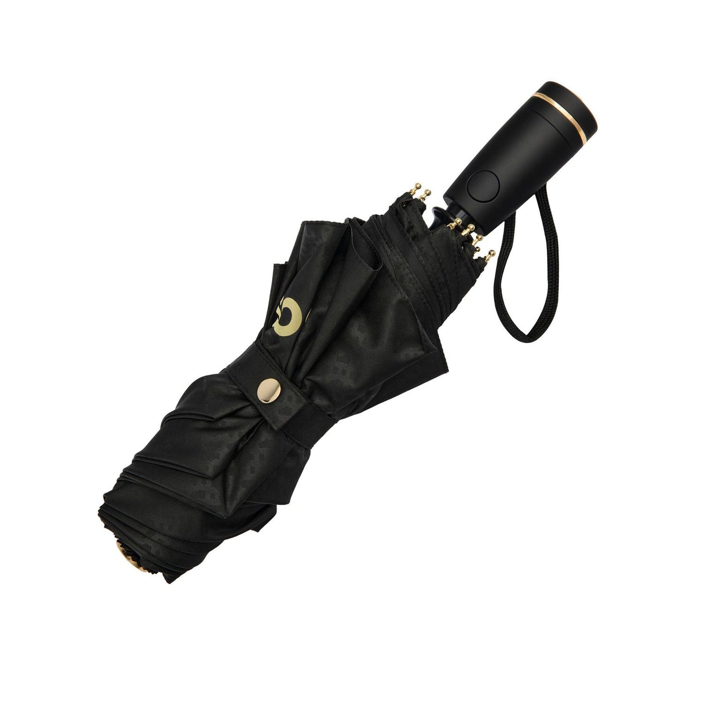 Hugo Boss Regenschirm Double B Black & Gold