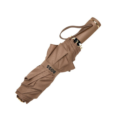 Hugo Boss Regenschirm Double B Camel