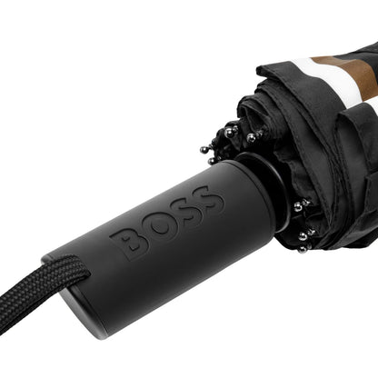 Hugo Boss Regenschirm Varsity Black