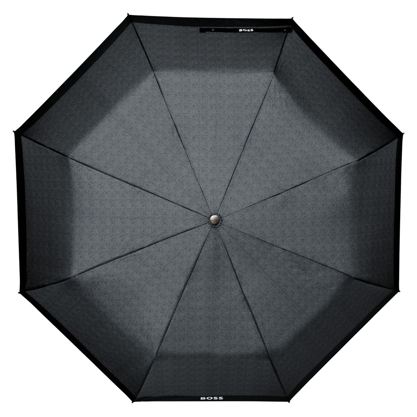 Hugo Boss Regenschirm Chevron Dark Grey