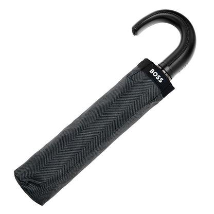 Hugo Boss Regenschirm Chevron Dark Grey