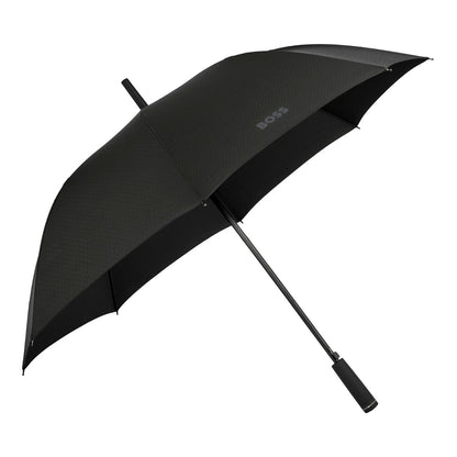 Hugo Boss Regenschirm Double B Black & Gun