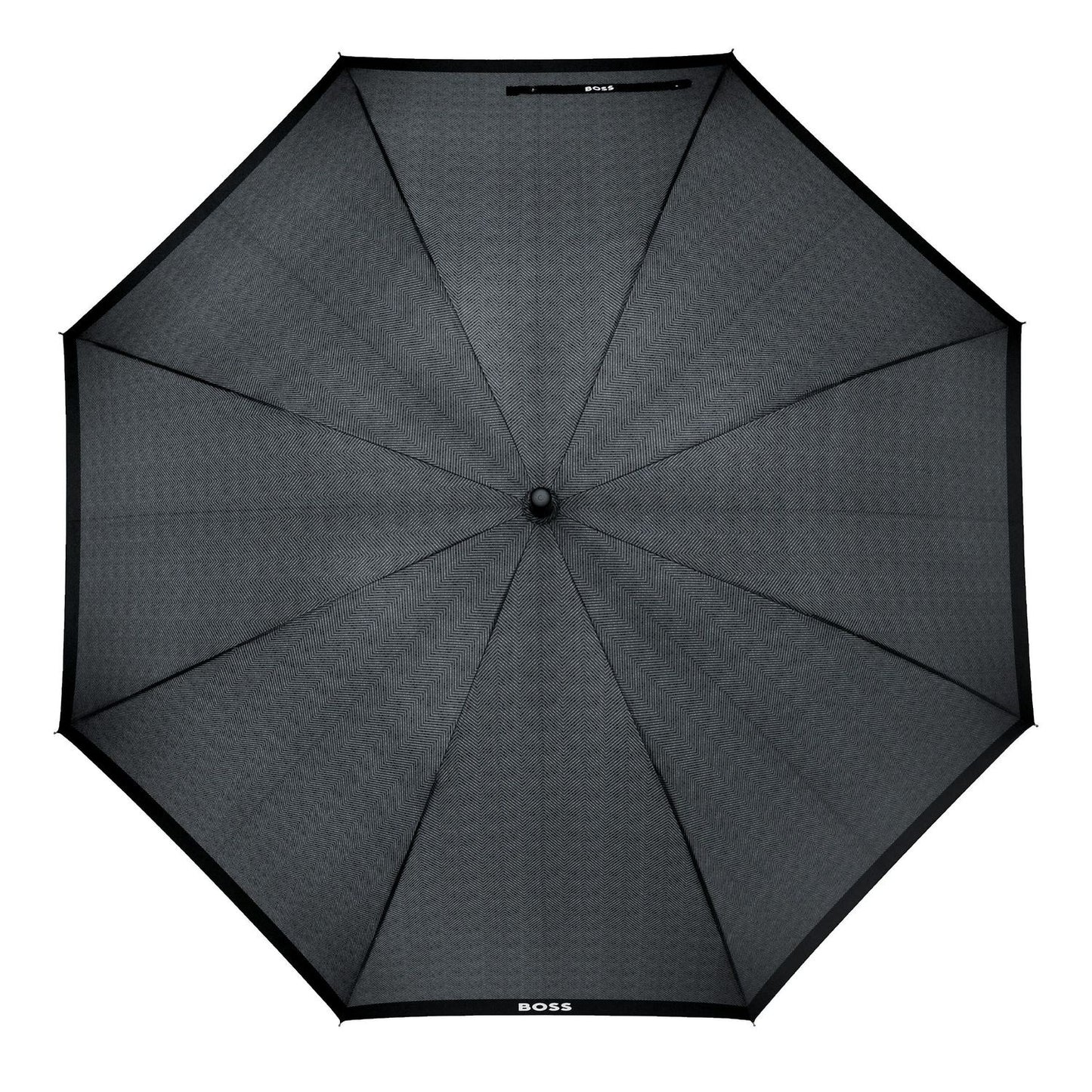 Hugo Boss Regenschirm Chevron Dark Grey