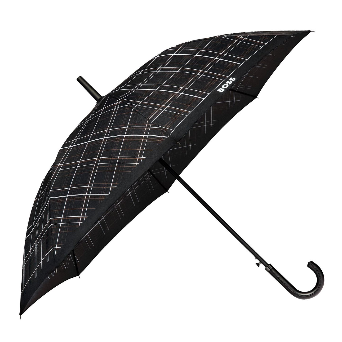 Hugo Boss Regenschirm Checkered Black