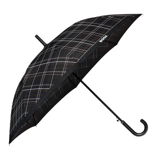 Hugo Boss Regenschirm Checkered Black