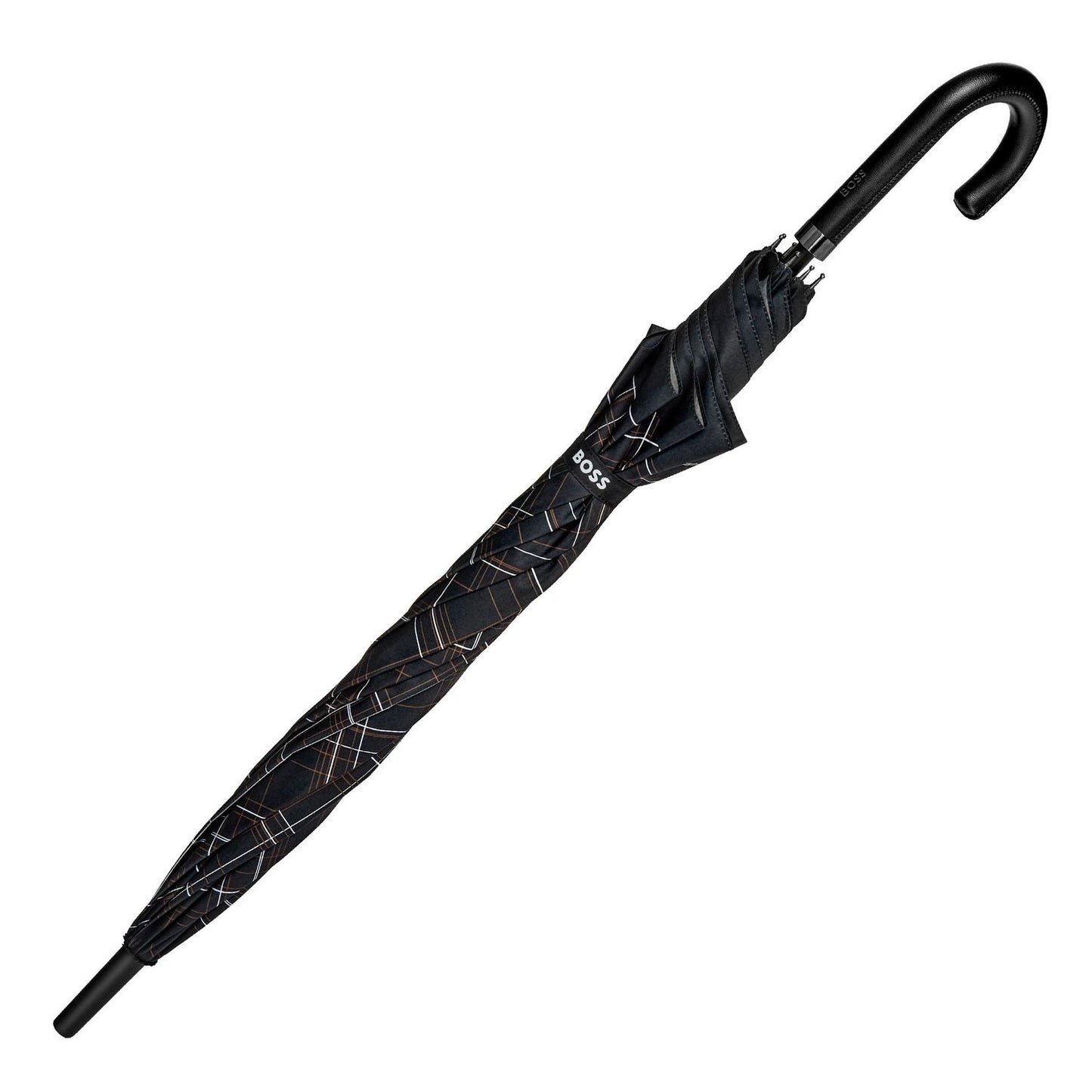 Hugo Boss Regenschirm Checkered Black