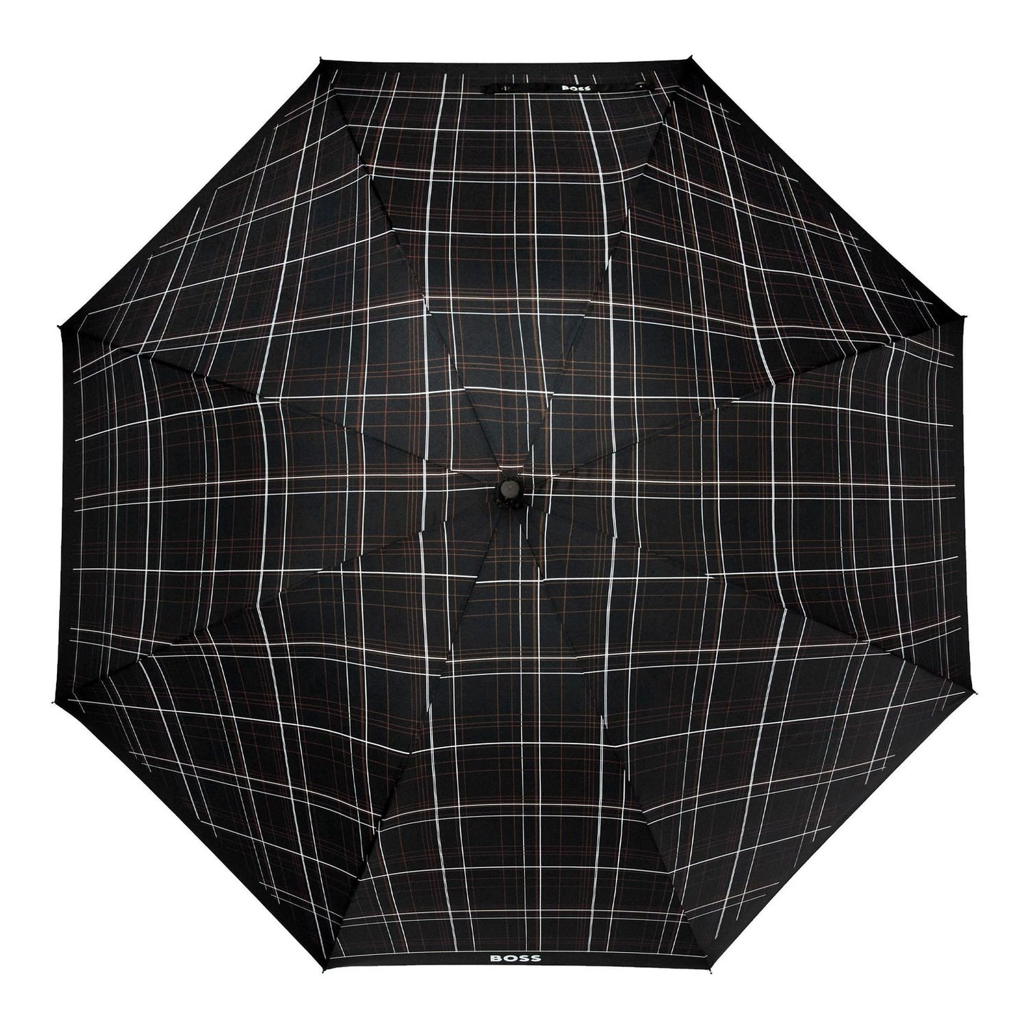 Hugo Boss Regenschirm Checkered Black