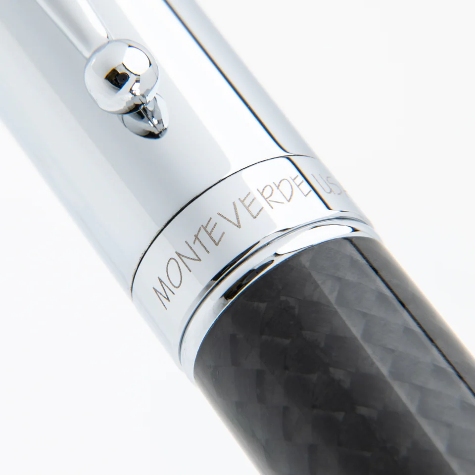 Monteverde Kugelschreiber INVINCIA Chrome Carbon Fiber