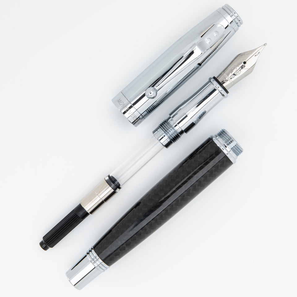 Monteverde Füllfederhalter INVINCIA Chrome Carbon Fiber