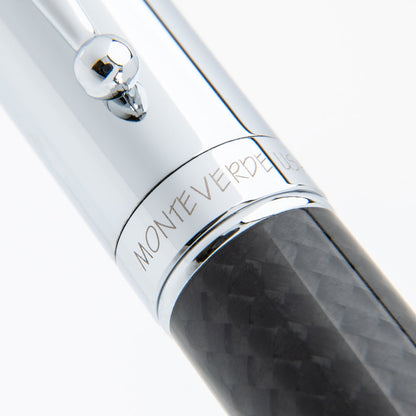 Monteverde Füllfederhalter INVINCIA Chrome Carbon Fiber