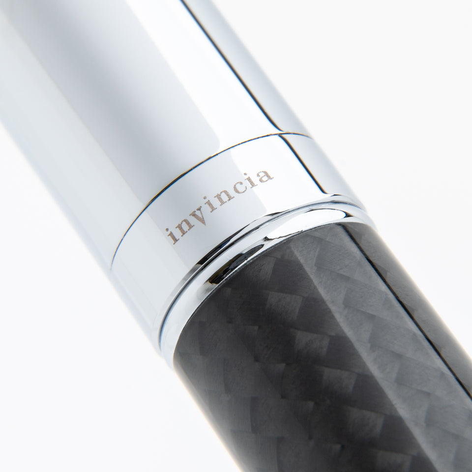 Monteverde Füllfederhalter INVINCIA Chrome Carbon Fiber