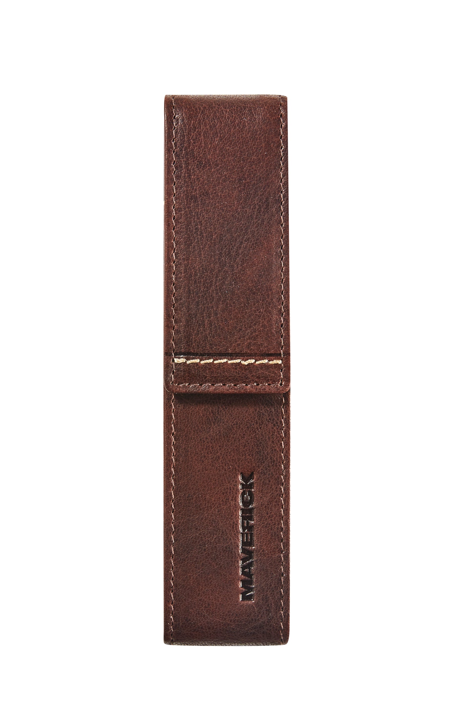 Maverick Stifte-Etui ROUGH GEAR Braun für 1 Stift | Echtes Leder