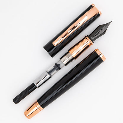 Monteverde Füllfederhalter IMPRESSA Black / Rose Gold